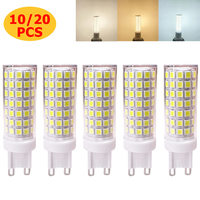 10/20 pcs G9 Mini LED Bulbs 7W 9W 12W 15W 18W Super Bright LED Light 2835SMD 220V White LED Ceramic Lamp 360° Lighting For Room