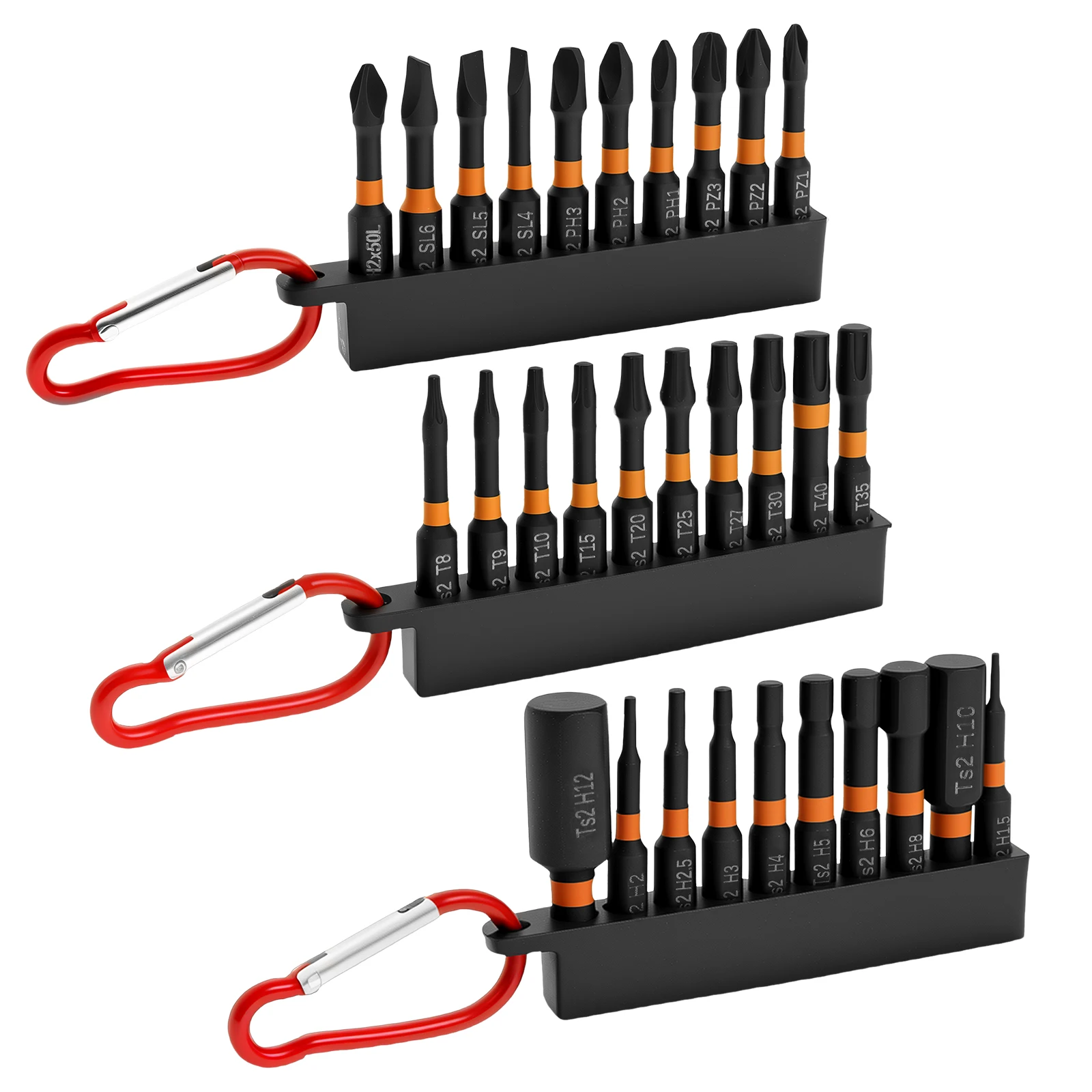 

30Pcs Magnetic Drill Bit Alloy Steel Anti Slip Quick Release Hex Shank Screw Driver Bit for Home Repairs Automobiles Woodworking