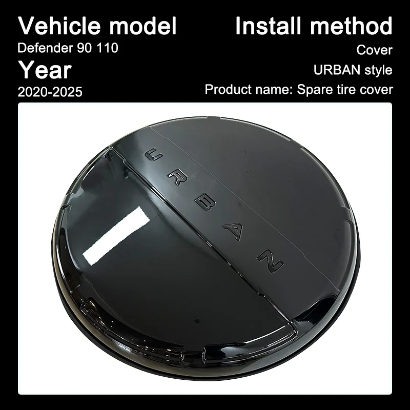 Urban style Spare tire cover for Land Rover Defender 90 110 130 2020-2026 Spare tire cover Suitable for 18-22 inches