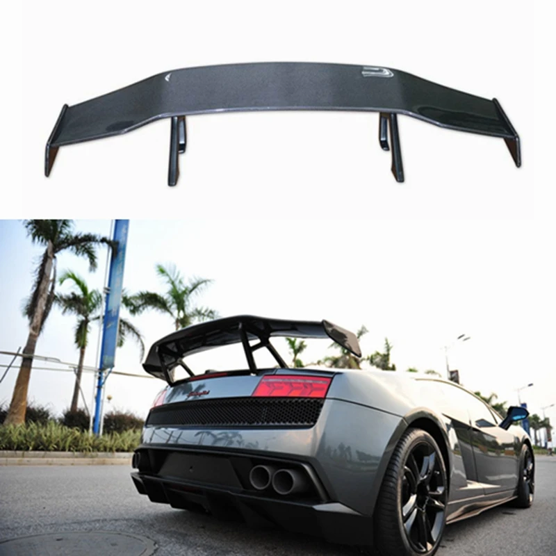 carbon fiber rear spoiler rear GT wing for Lamborghini Gallardo LP550 LP560 LP570 D style