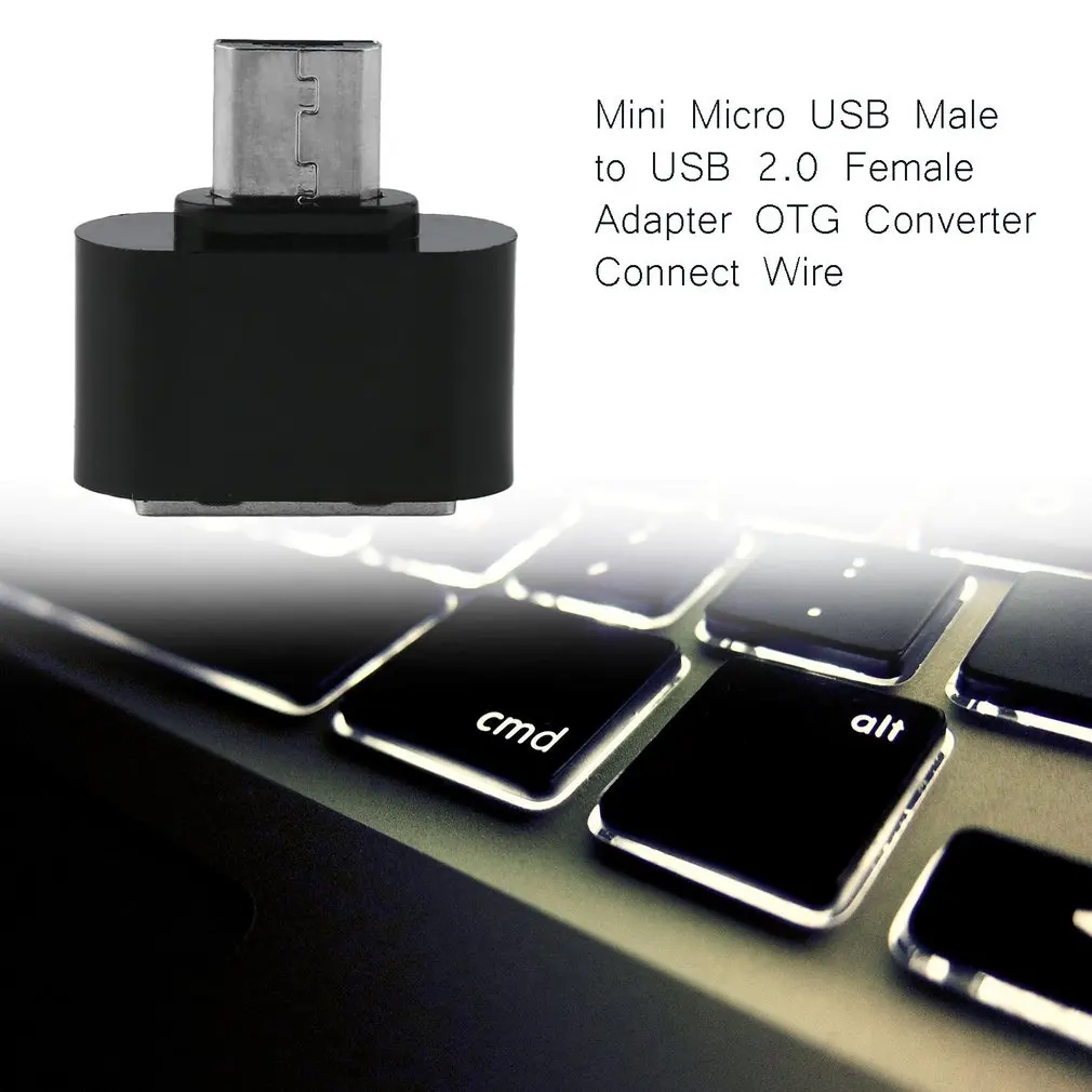 New Mini Micro USB Male to USB 2.0 Female Adapter OTG Converter For Android Phone Tablet PC Connect To U Flash Mouse Keyboard