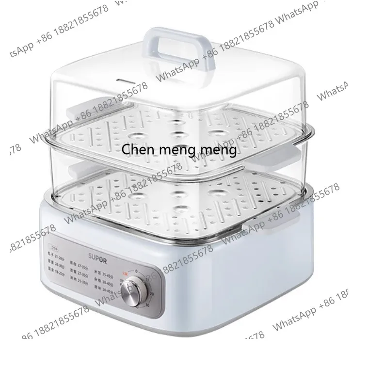 

Electric steamer Multifunctional household three-layer large-capacity stainless steel breakfast machine Electric steamer