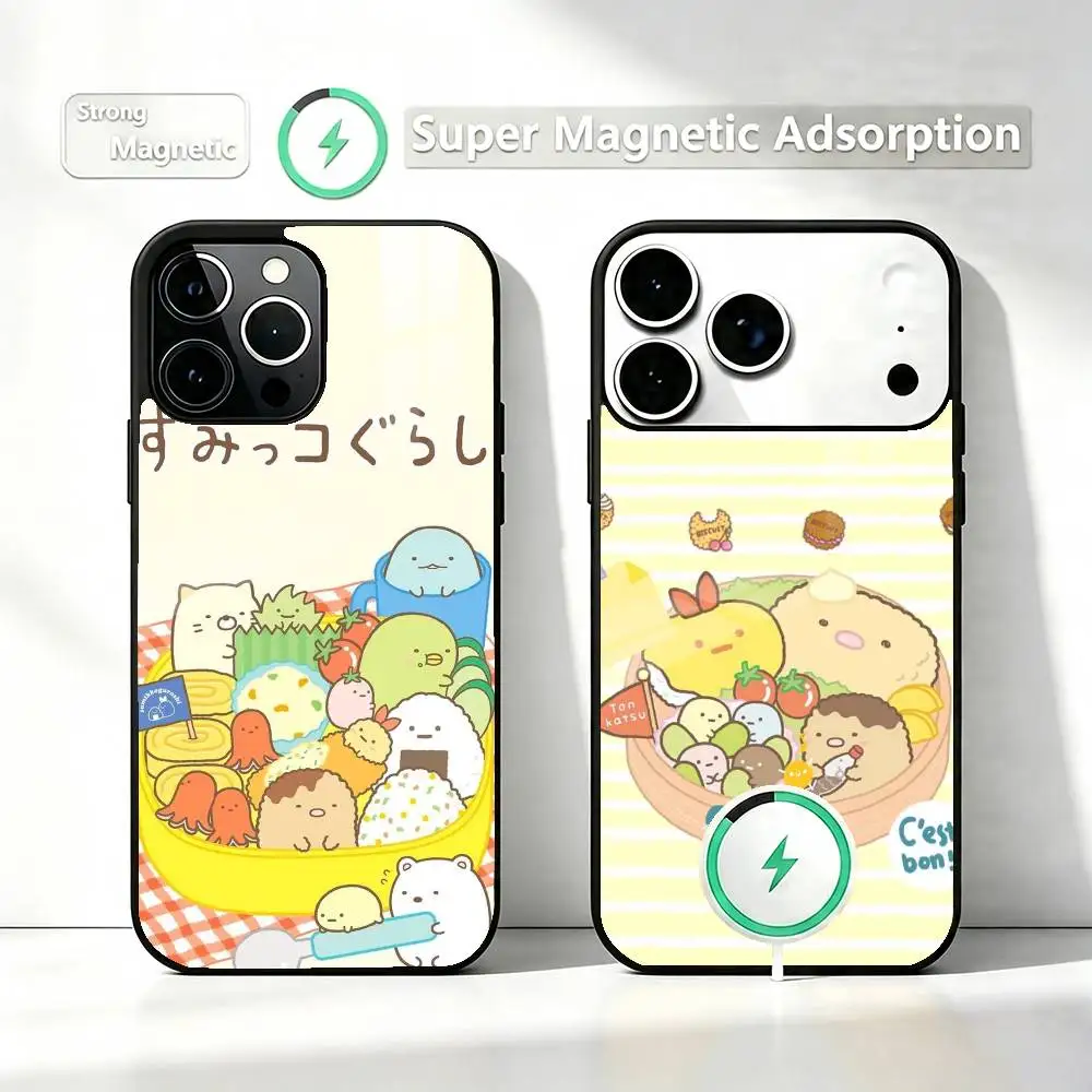 D-Sumikko Gurashi  Phone Case For iPhone17,16,15,14,13,12,11 Plus,Pro Supports Magnetic Wireless Charging