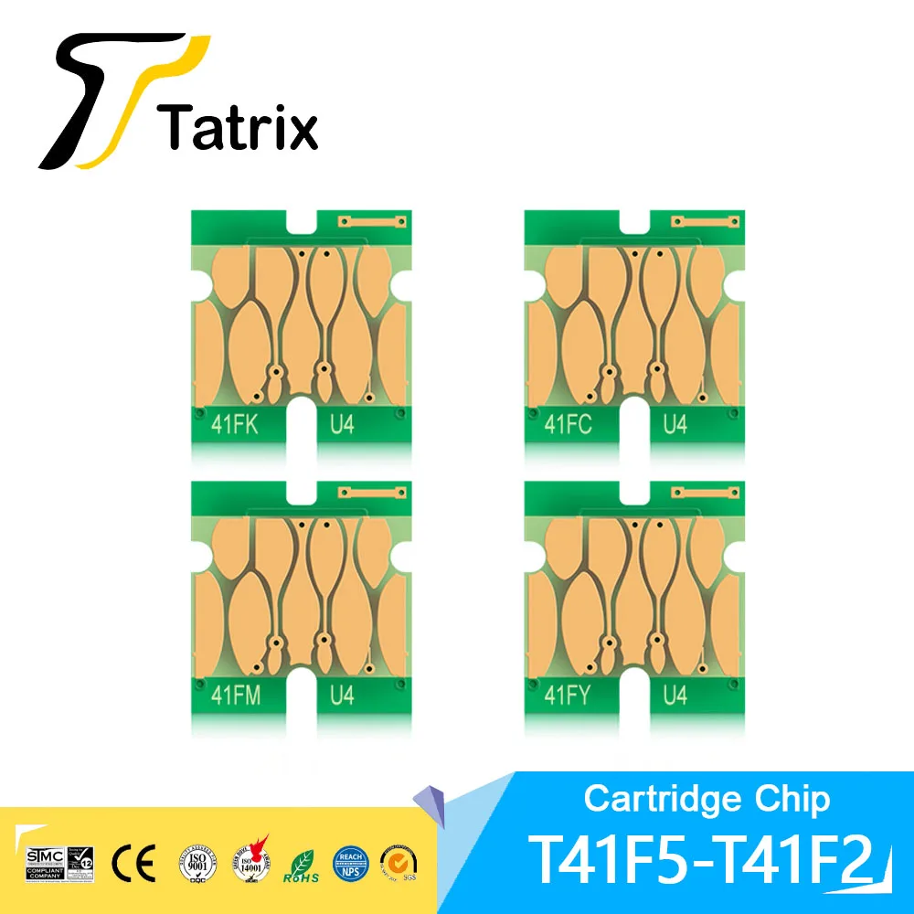 Tatrix T41F5 T41F2 T41F3 T41F4 Ink Cartridge Chip For Epson SureColor T3400 SC-T3400 SC-T3400N T5400 SC-T5400 SC-T5400M Printer