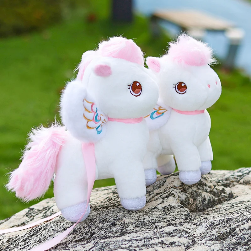 

Year Of The Horse Mascot Flying Horse Figurine Doll Decoration Birthday Gift Present Doll