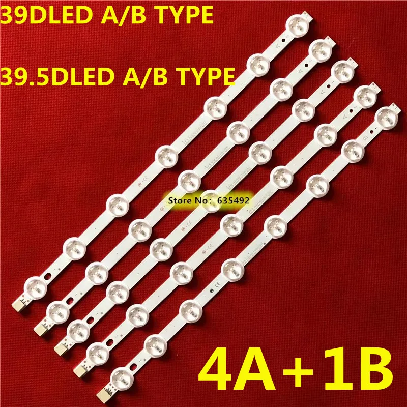 

5set LED Backlight Strip For 40DLED_A B VES400UNDS-2D-N02 N03 N04 40L1533DB 40L1553DB 40S3633DG 40S3653DB 40272SMFH LED40127FHD