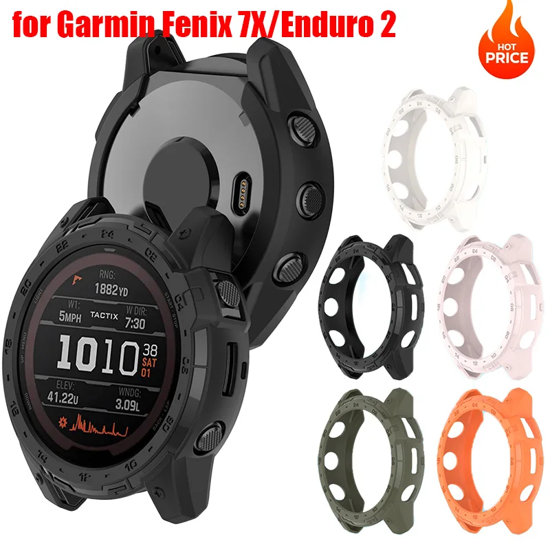 TPU Fall Für Garmin Fenix7X/Enduro 2/Tactix 7 SmartWatch Weiche Silikon Schutzhülle Uhr Fall Garmin Protector Shell zubehör