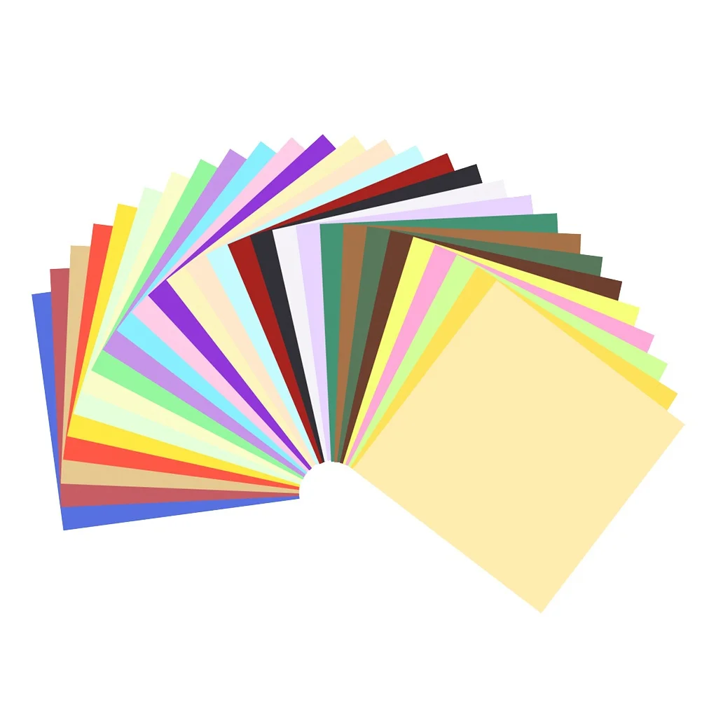 

250Pcs Origami Paper Set 50 Vibrant Colors Eco Friendly Craft Sheets for Kids DIY Games Educational Art Activities