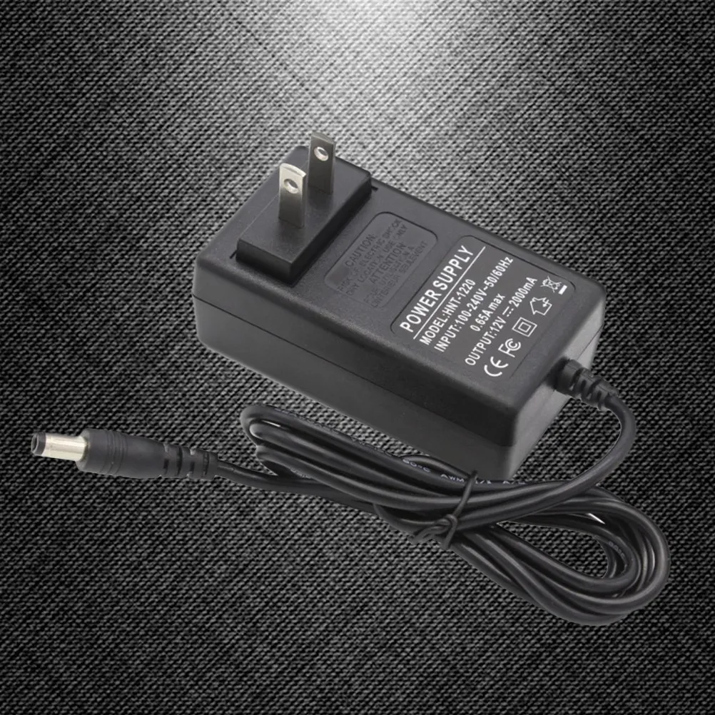 12V 2A Power Supply Adapter Ac 110V Universal Charger for External Hdd Router LCD Box Recorder Speaker Dc 5.5x2.1 Us