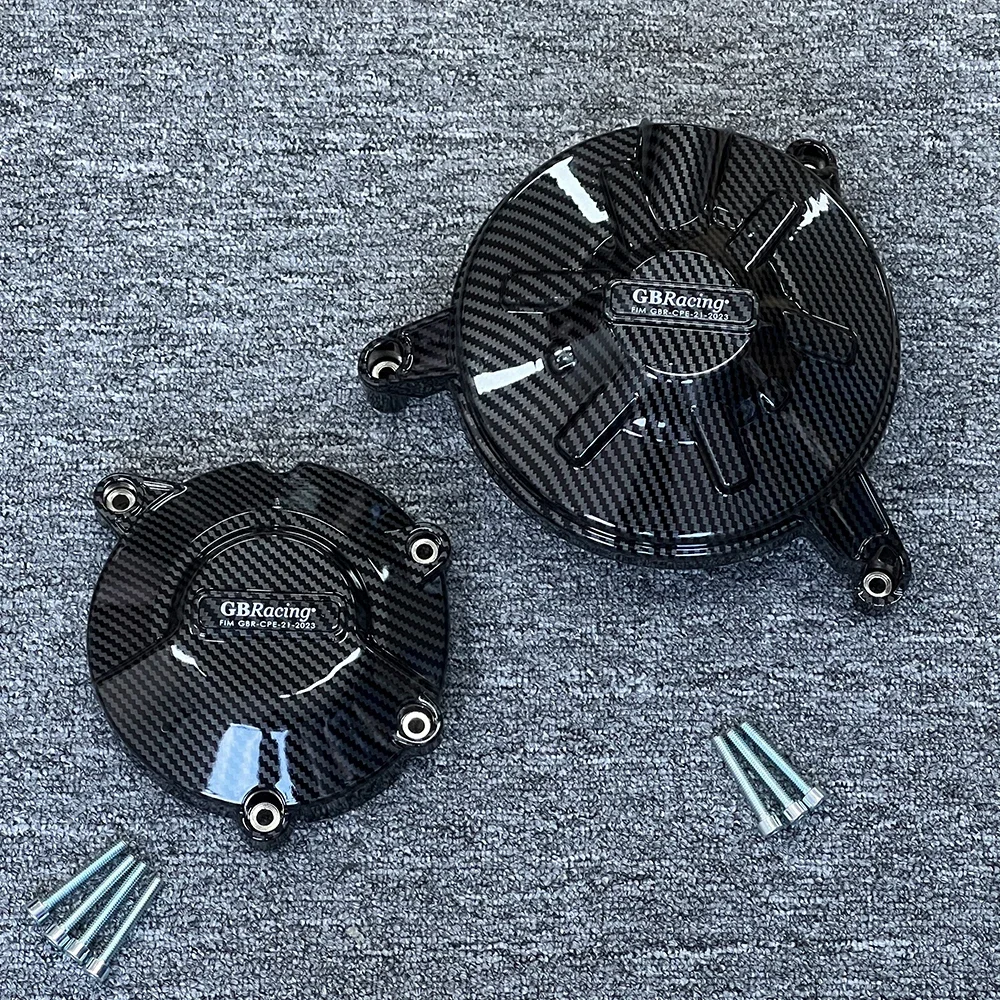 

TUONO V4 2021-2025 Moto Engine Protection For APRILIA RSV4 21-25 Engine Cover Motorcycle Protective Cover Carbon Fiber Texture