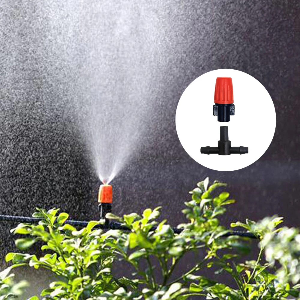 Nebel düsen Bewässerungs set 5m-20m Garten automatische Sprühnebel anlage Bewässerungs system mit pe Schlauch und Stecker – Detail 5