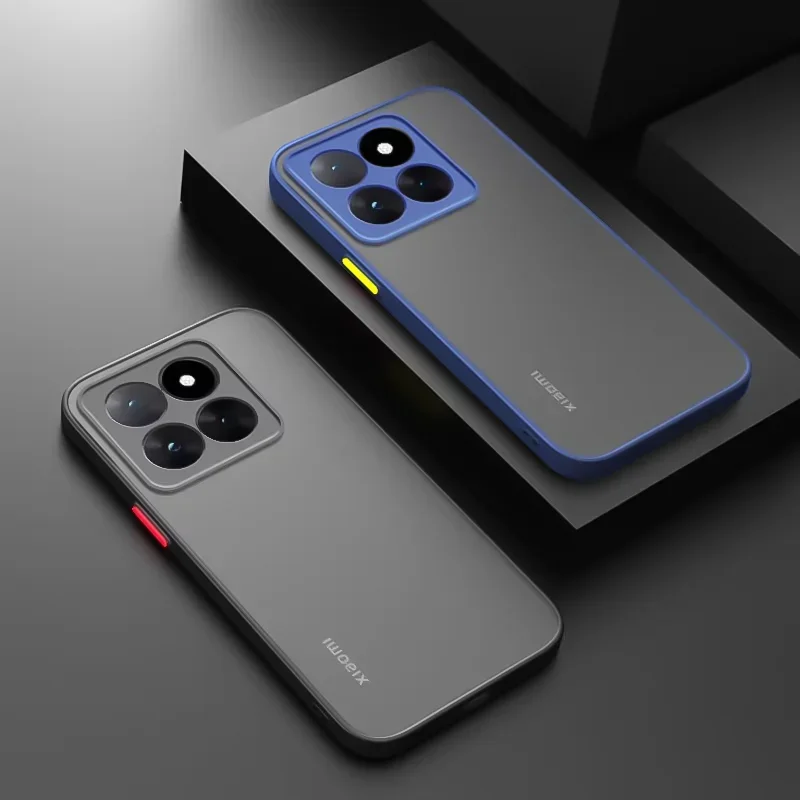 

Shockproof Armor Bumper Case For Xiaomi Mi 14T Pro 5G xiomi 14tPro 13T Funda For Mi 14 13 lite Matte Phone Cover Coque Capas
