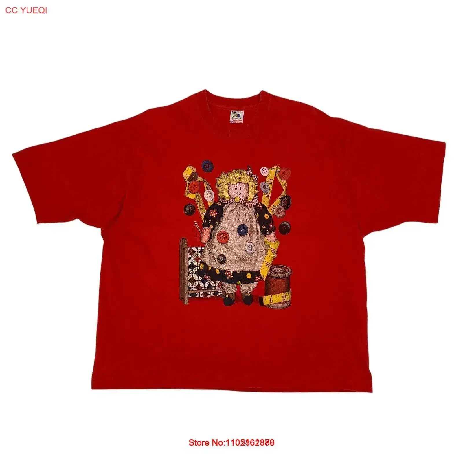 

Винтажная футболка с швом в виде тварины Ragdoll, размер для взрослых, красная, сделанная в США, винтажная стираная мягкая дизайнерская одежда, растянутая