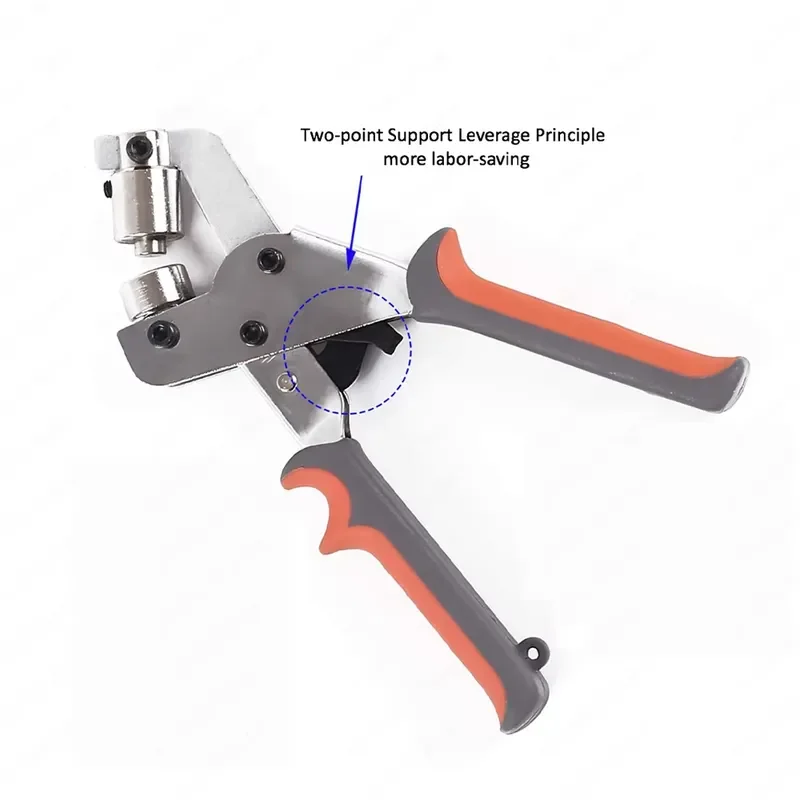 10mm Semi Automatic Curtain Hole Puncher Single Hole Fabric Leather Paper Grommet Tool DIY Home Textile Craft Sewing
