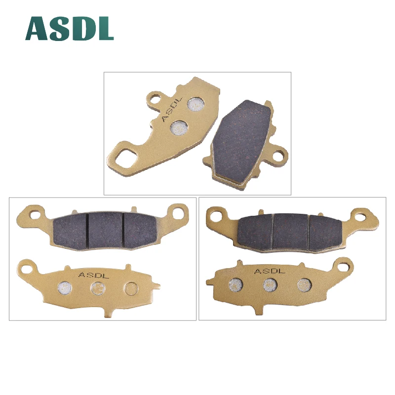 

Front Rear Brake Pads for Kawasaki KLE 650 KLE650 Versys 07-13 ER6F ER-6F ER6N ER-6N 06-13 Z750 Z750S ZR750 04-07 GPZ1100 Z 750