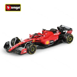 Bburago 1:43 2023 Ferrari SF23 F1 Formula Racing Car Static Simulation Diecast Alloy Model Car