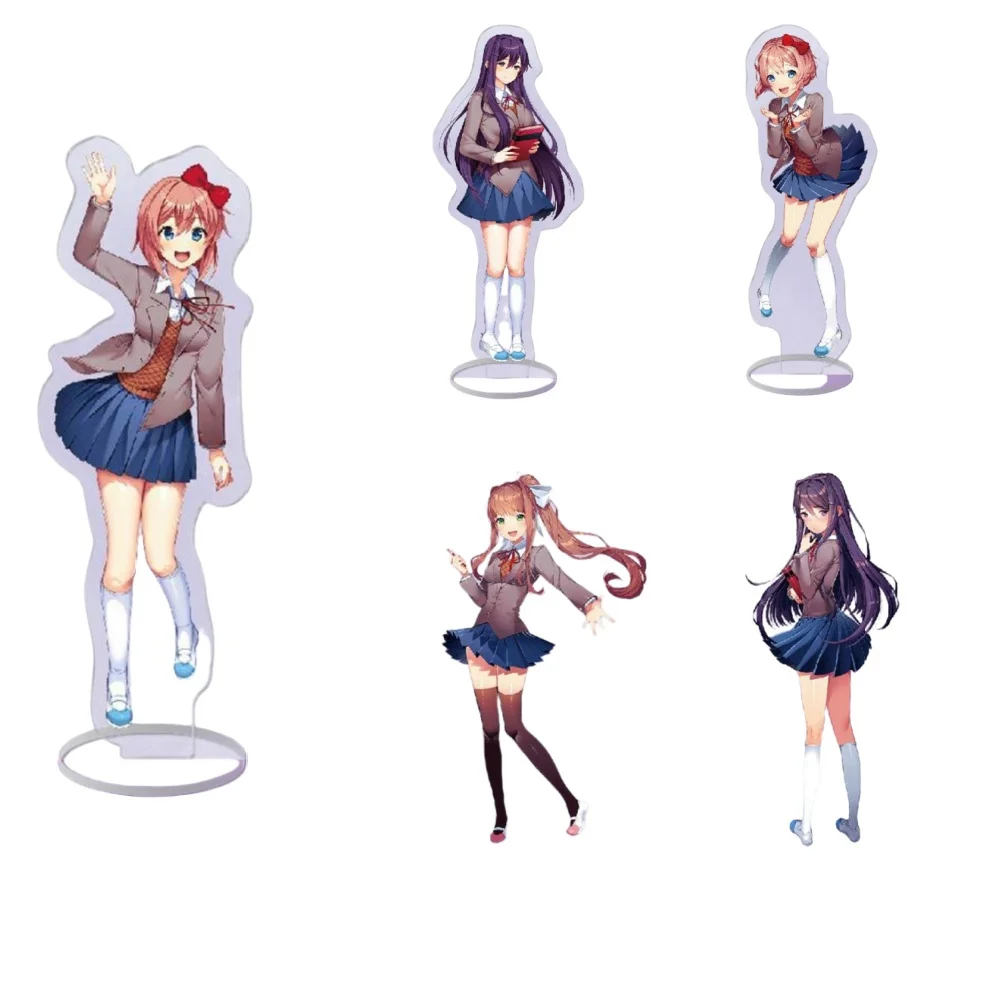 

New Anime Doki Doki Acrylic Stand Model Figure Cosplay Plate Holder Topper Birthday Fans Christmas Friend Gift 15CM