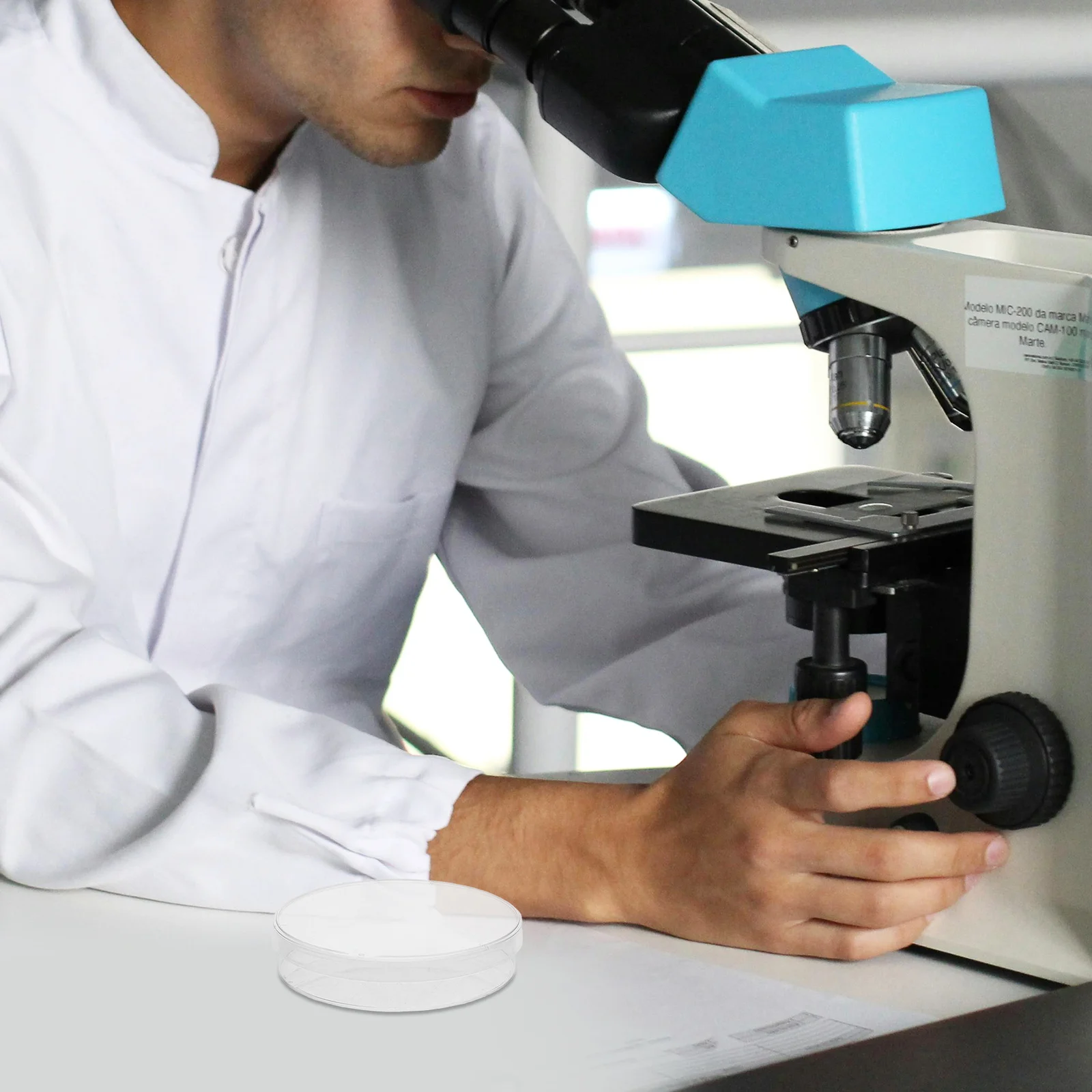 

50pcs Cell Culture Dishes High Transparency Petri Plates Uniform Cell Distribution Heat Resistant Lab Compatible Science Project