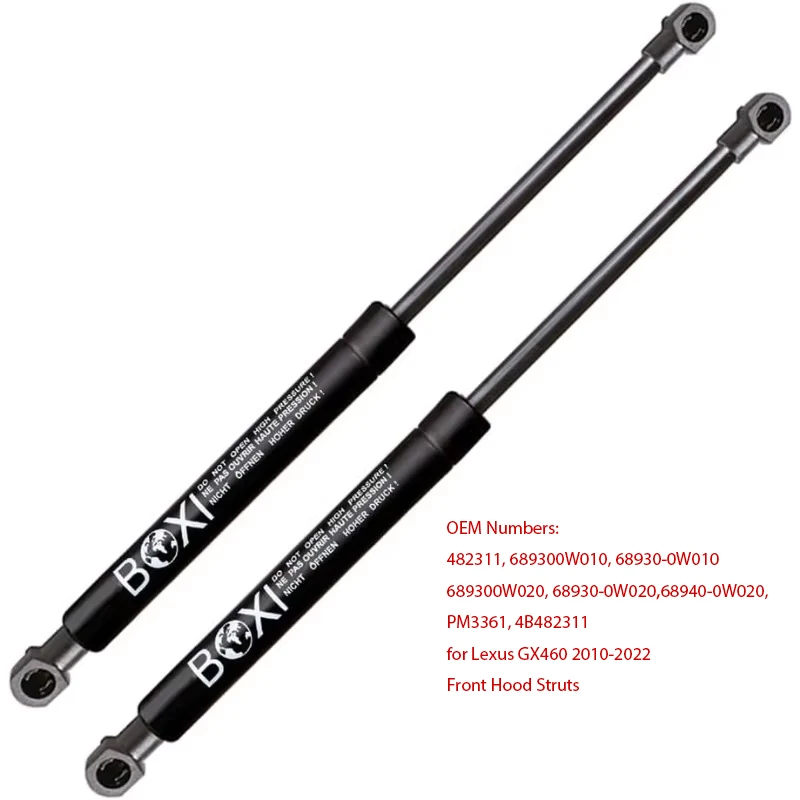 

Qty(2) Rear Glass Window Lift Supports Struts Fits for Lexus GX460 2010-2022 Sport Utility / PM3361 4B-482311 68930-0W020