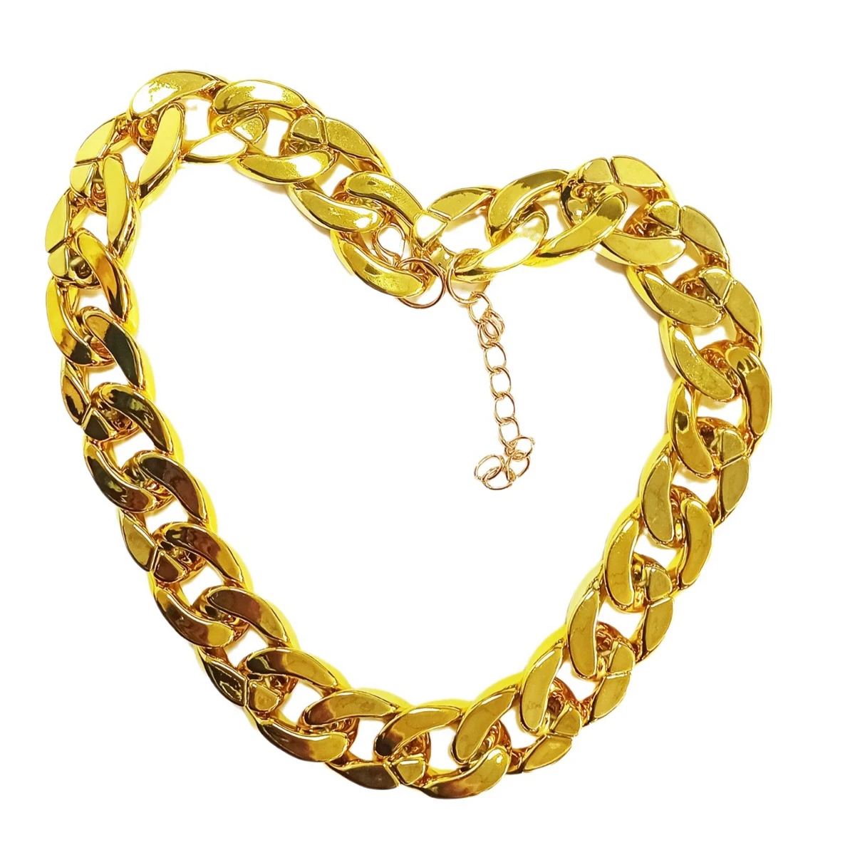Verstellbares Premium-Hundehalsband und Katzenhalsband mit großer Goldkette für hochwertige, stilvolle Dekorationen. – Detail 1