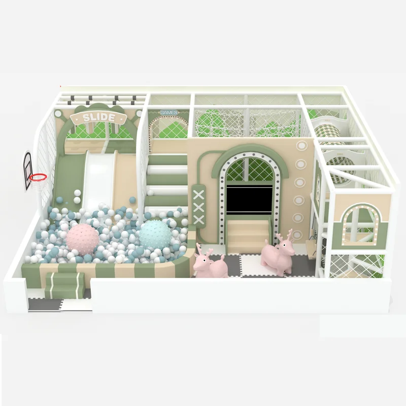 Customized Good Quality Eco-Friendly Indoor Children Soft Play Equipment for Home
