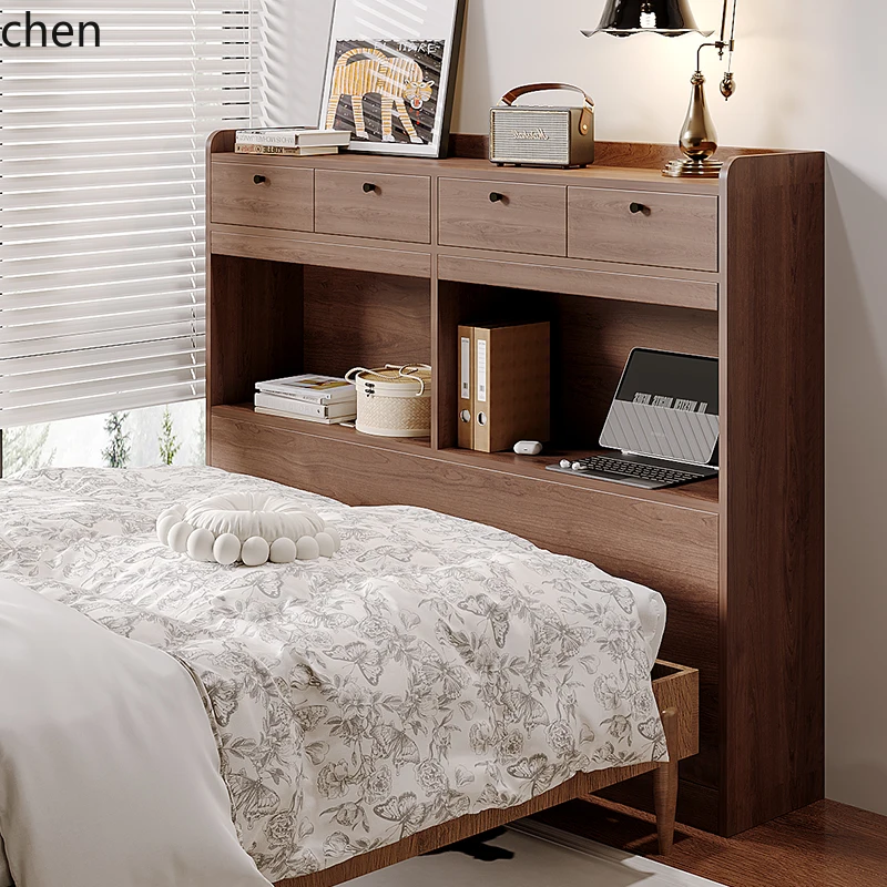 

HTT light luxury simple bedside crevice cabinet bedroom bedside bookcase locker against the wall ultra-narrow locker