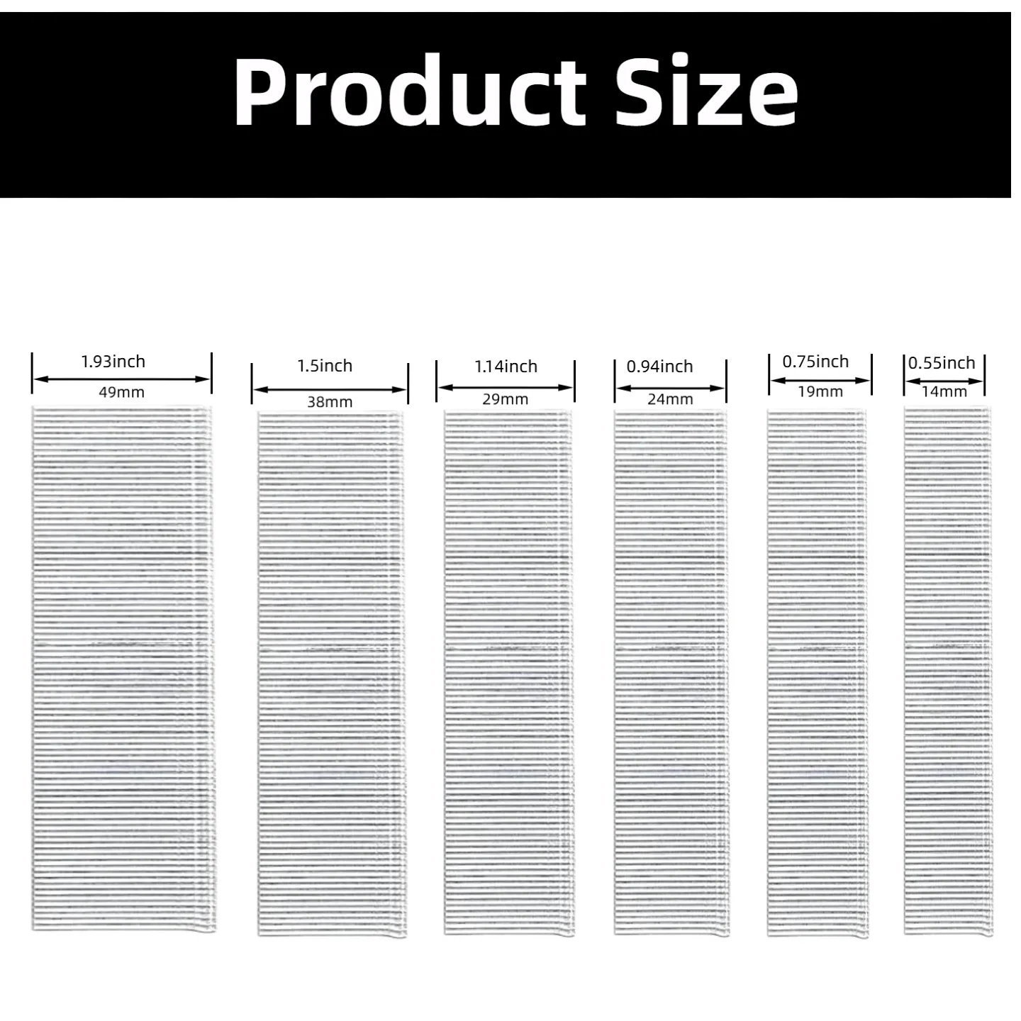 1300本入り 18ゲージ亜鉛メッキブラッドネイル 6サイズ - Nail Gun Brad のレビューと価格