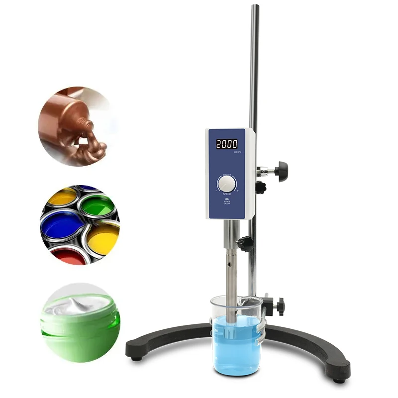 Lab Disperser Emulsifier Homogeneizador Cosmetic Mixer High Shear Mixer Blender Cosmetic Emulsifiying Homogenizer Mixer