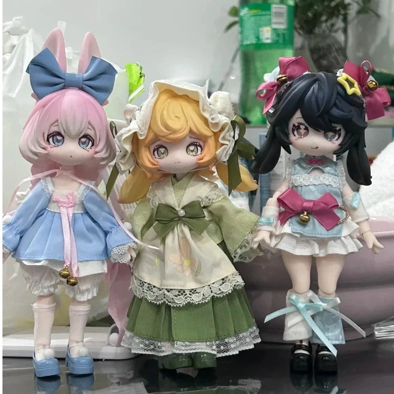 

Official Genuine Inedible Doll Jumping Moon Time Rabbit Treasure 12points Bjd Blind Box Movable Doll Ornament Figurine Girl Gift