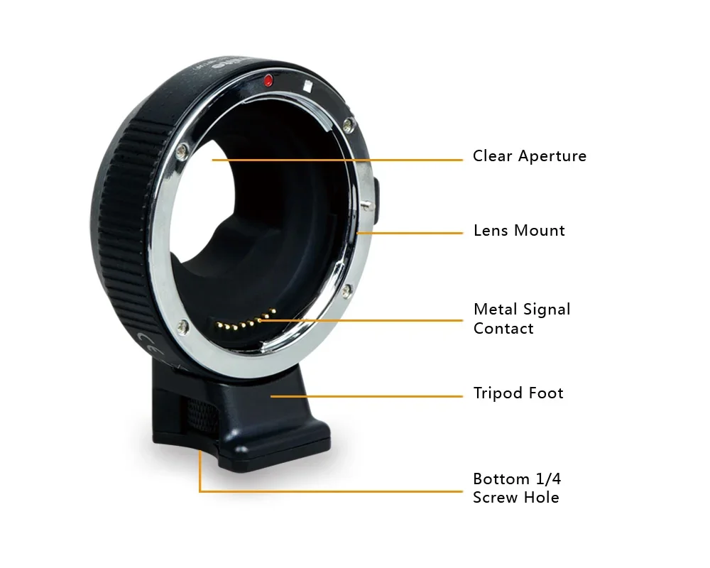 CM-AEF-MFT Commlite Electronic Aperture Control AF lens mount adapter from EF lens to M4/3 Camera