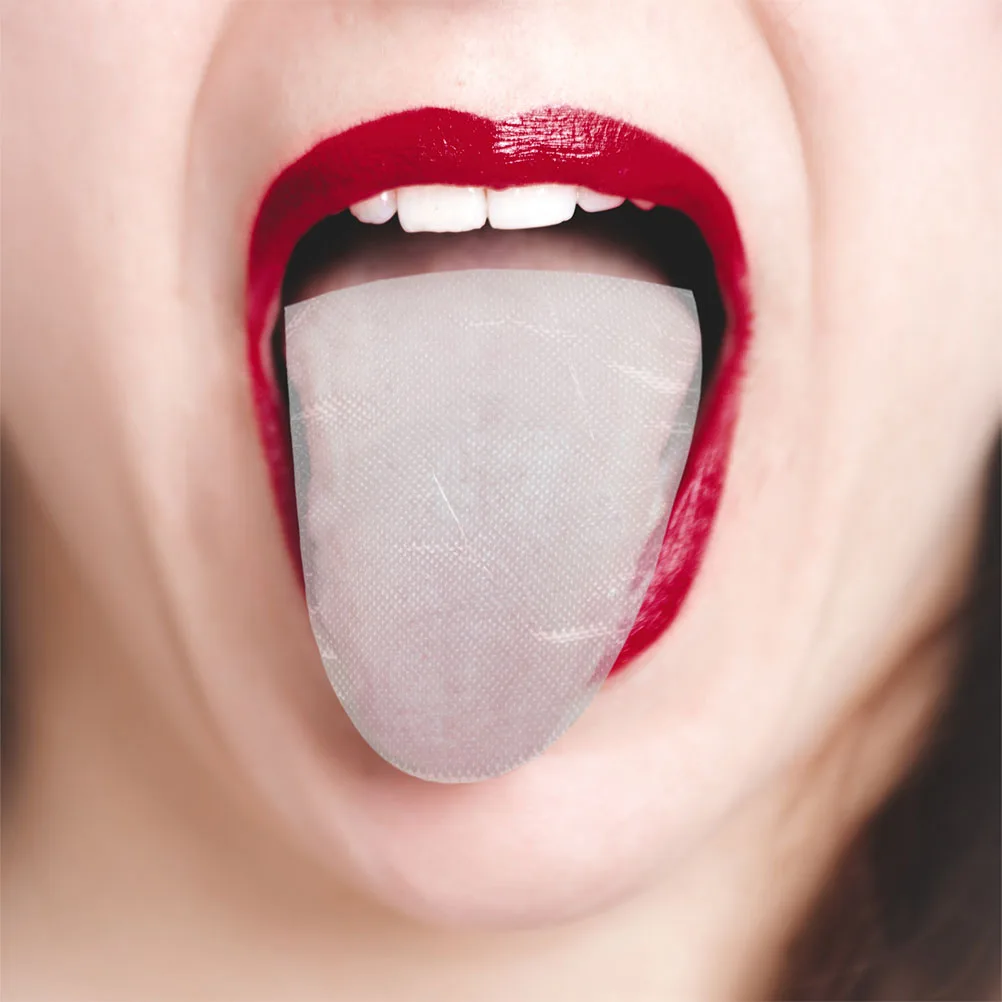 30 pçs protetor capas descartáveis para língua capa medicina chinesa prevenção amarga ajuste universal saúde oral