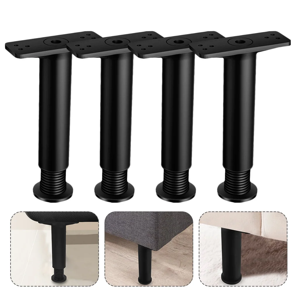 

4pcs Adjustable Frame Support Legs Replacement Support, Smooth Surface Floor Protection, Easy Install Bed