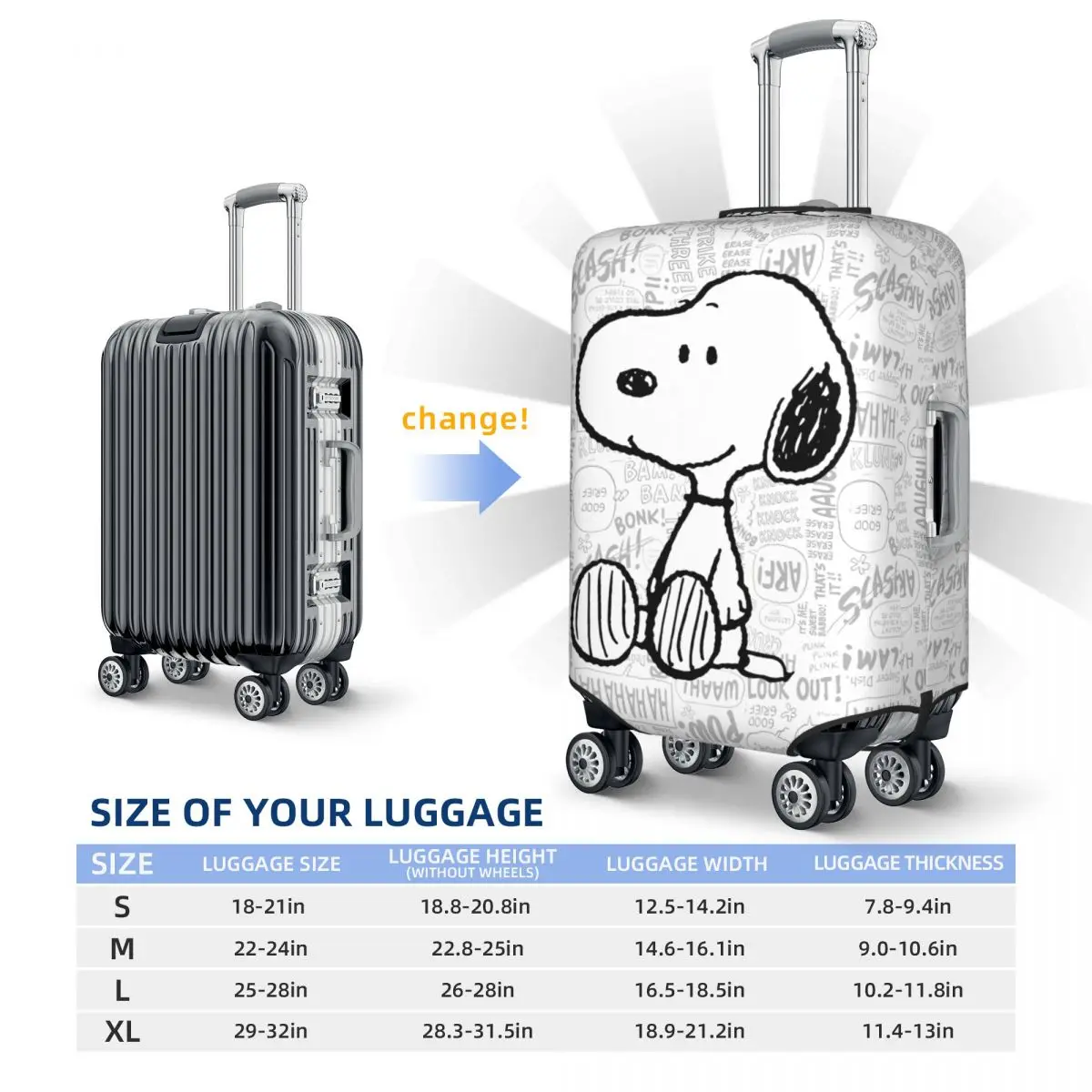 Рисунок 5 - Собака на черно-белом чемодане в стиле комиксов