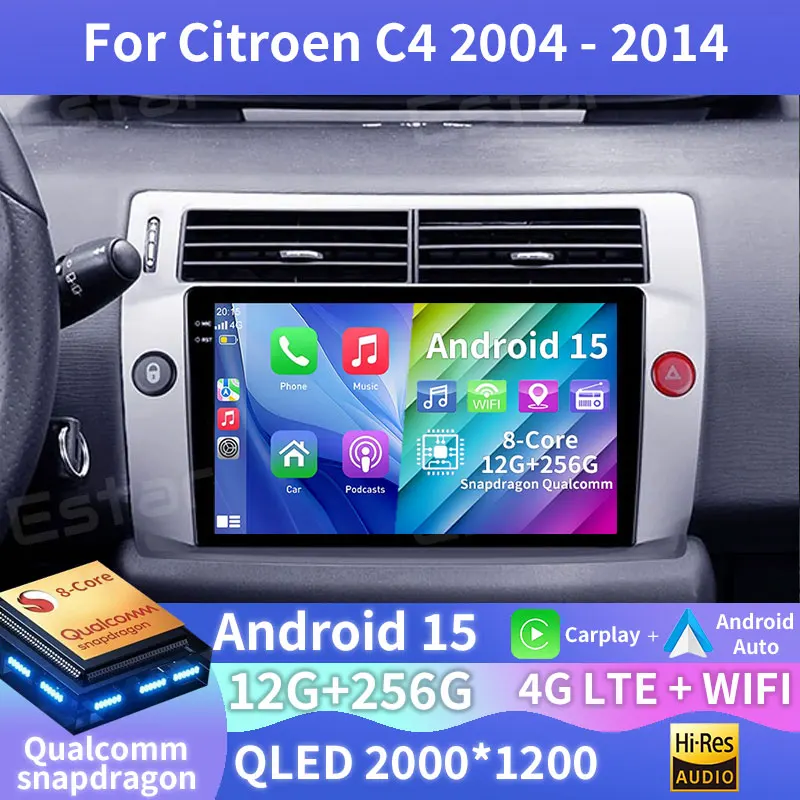 Android 15 Car Radi…