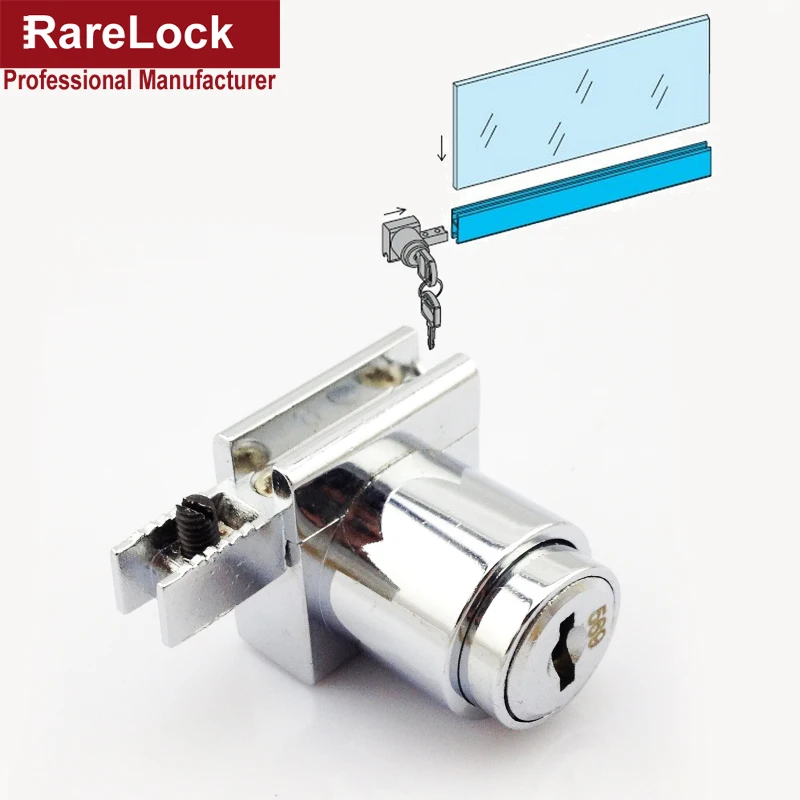 

szkłoć zamek szklany zamek do drzwi przesuwnych szklany zamek do szafki blokada okna tor specjalny zamek Rarelock MA039 G