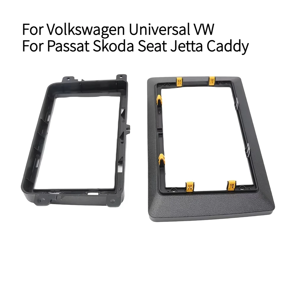 

10,1-дюймовая рамка-панель для автомагнитолы Volkswagen Passat Jetta Caddy Skoda Seat, установочная накладка для Android-стереосистем