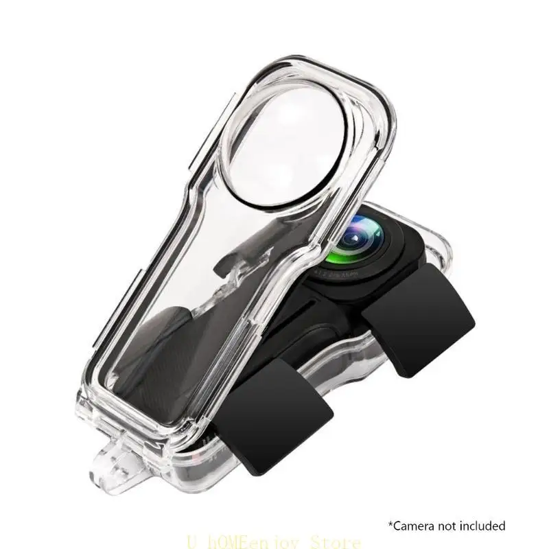 

B0KF 40m Underwater Diving Case for 360 1 inch Lens Waterproof Protective Cover Sport Camera Housing Shell Accessory