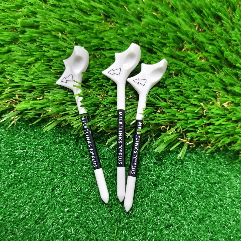 Golf Plastic Tees 10° Diagonal Insert Rhombic Golf Ball Holder Increases Speed Golf Ball Tee With Golf Gift Box Golf Accessories