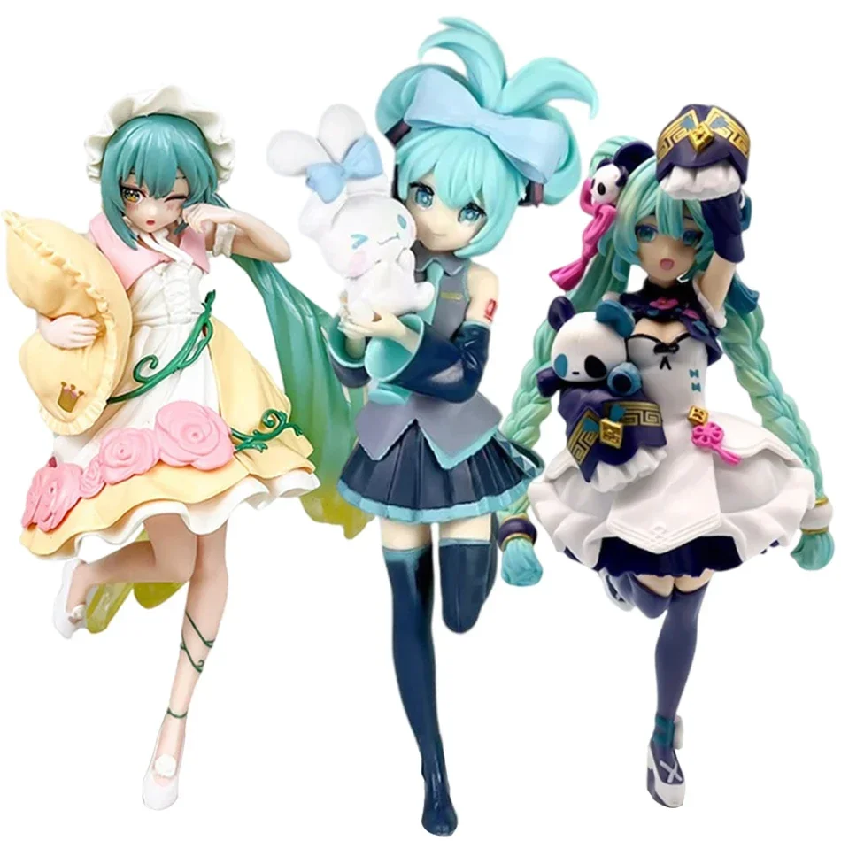 

Super Popular King Hatsune Miku Four-leaf Clover Hatsune Miku Pastoral Figure PVC Anime Figure Tabletop Decoration Birthday Gift