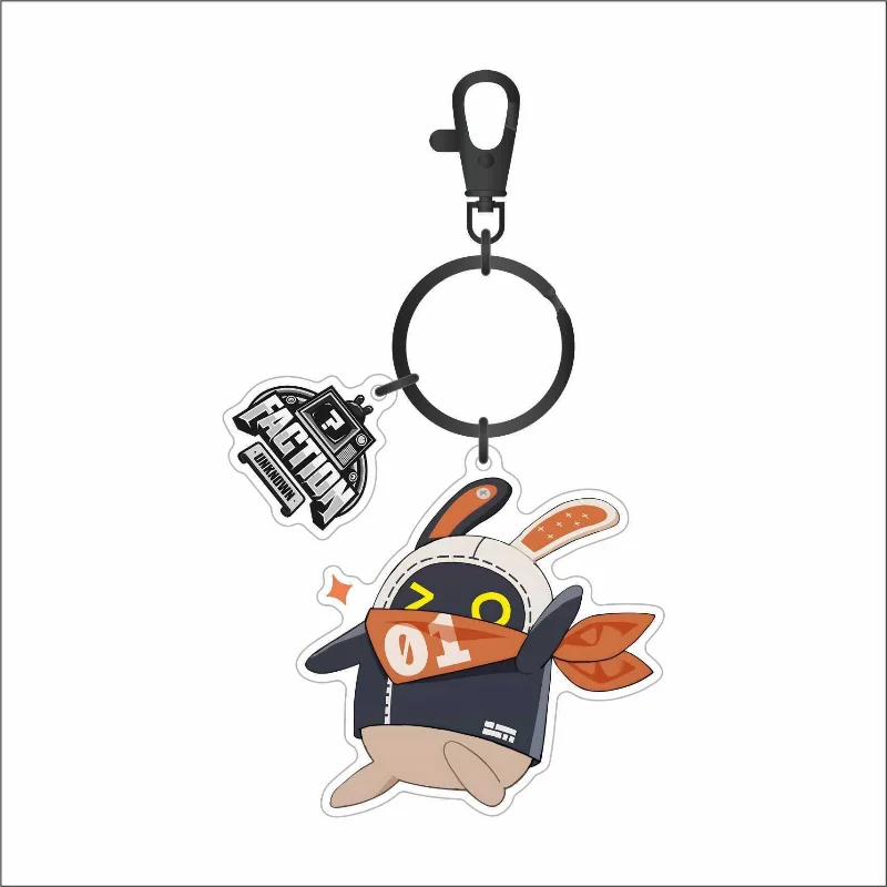 Nicole DeMara Eileen Jo Nekomiya Mana Popular Game Peripheral Acrylic Glue Sandwich Keychain Pendant Comic Exhibition Gifts