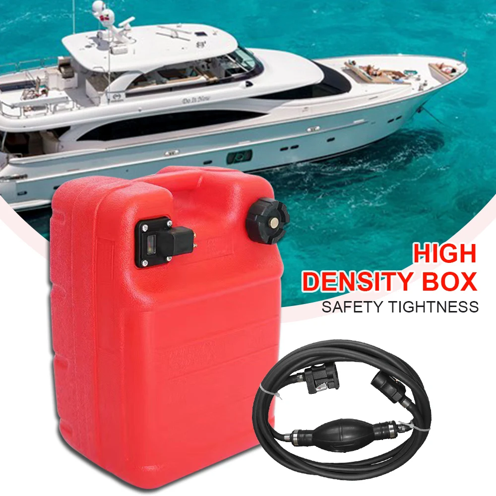 

24L Portable external oil tank Portable Boat Yacht Engine Marine Outboard Fuel With Connector Anti-static Corrosion-resistant