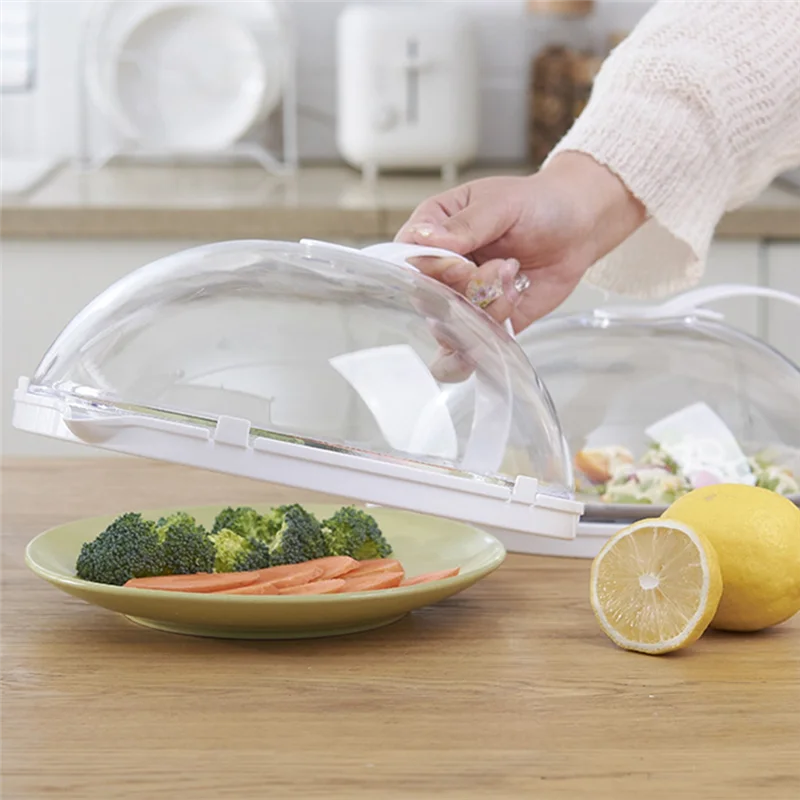 Microwave Food Splash Proof Cover, Household Oven Heating Cover, Plate Transparent Cover, Cooking Utensils Accessories-AT64