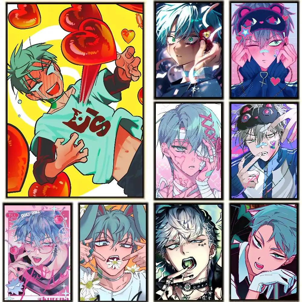 Anime Alien Stage Till Posters High Quality Self-adhesive Wall Art Decorations Color Prints Sticky