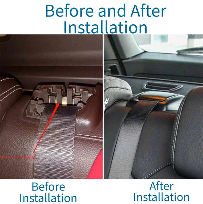 Car Rear Row Center Seat Guide Cover A1669213800 For Mercedes For ML For GL For GLE Car Accessories