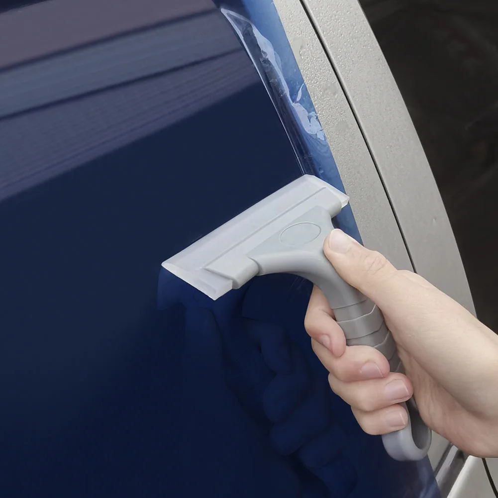 Car Window Cleaning Squeegee Multifunctional Window Cleaning Wiper Car Glass Film Silicone Scraper Home Floor Cleaning Tools
