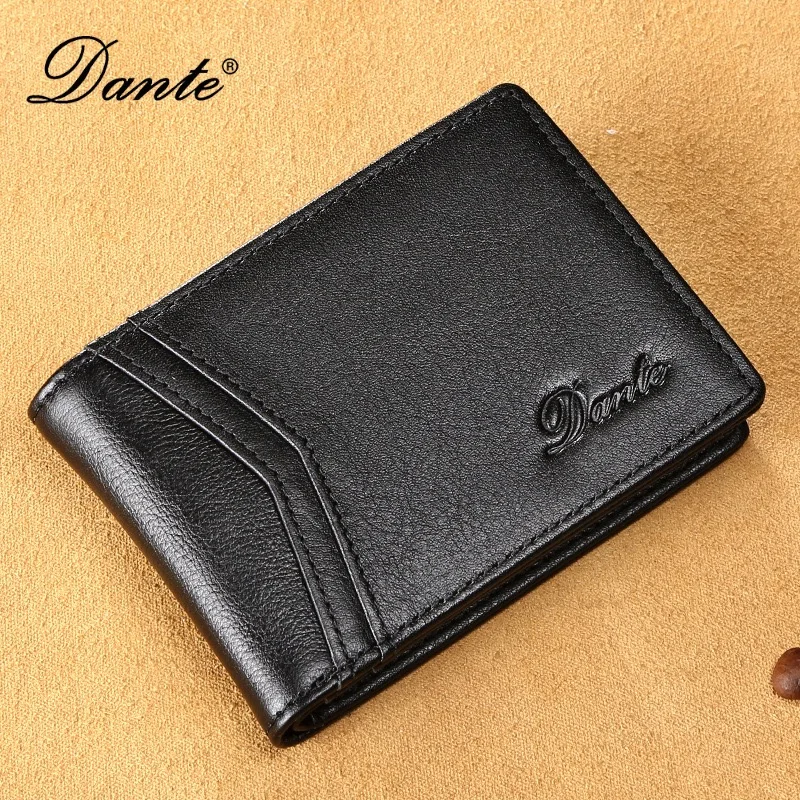 محفظة من جلد البقر ذات الطبقة العلوية بتصميم رفيع، بطاقة RFID الممسحة المضادة للسرقة، تصميم أفقي لترخيص القيادة بدون محفظة #5