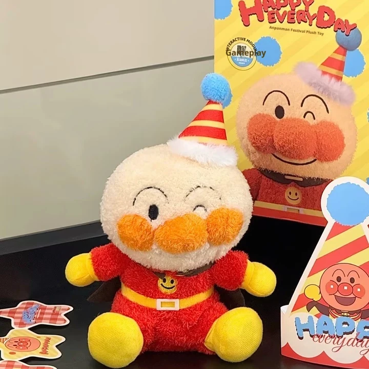 Martube New Anpanman Birthday Figurines With Recording Replay Music Function Anime Figures Anpanman Decor Toys Peripheral Gifts view 2
