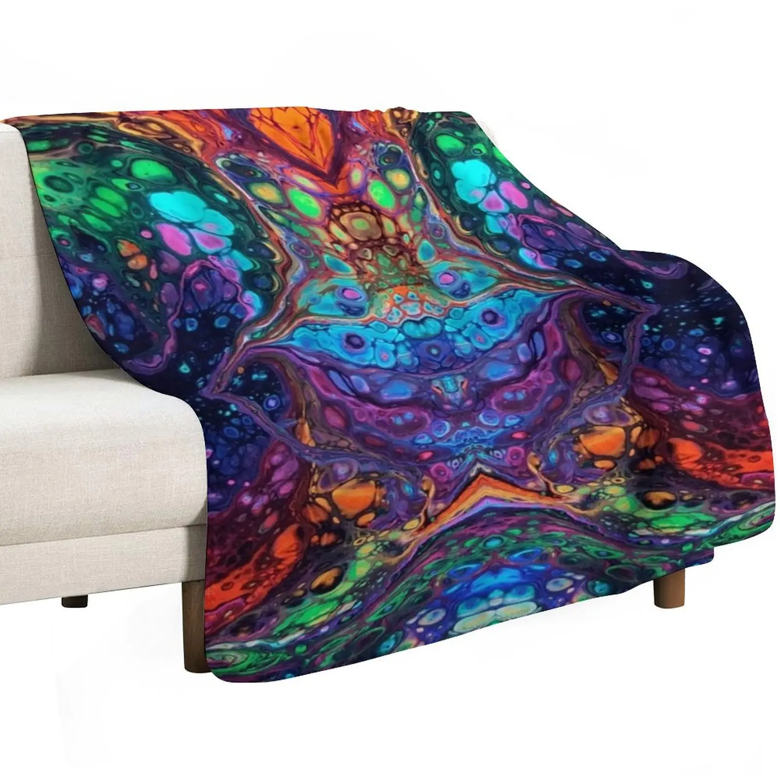 Secret Sanctuary by Superfluidsoul Studio Throw Blanket Men's Soft Warm Throw Blanket for Couch