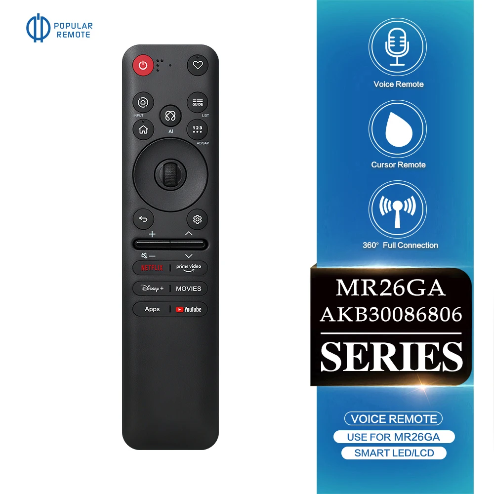 MR26GA 2026 Magic Voice Remote Compatible With OLED W6/G6/C6/B6 Series Bluetooth Pointer Wheel Control