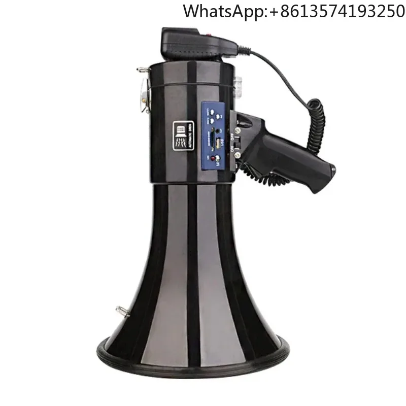 [2026] Hot SaleMegaphone Loudspeaker High Power 50W Handheld ,Big Size Megaphone Rechargeable Usb Speaker